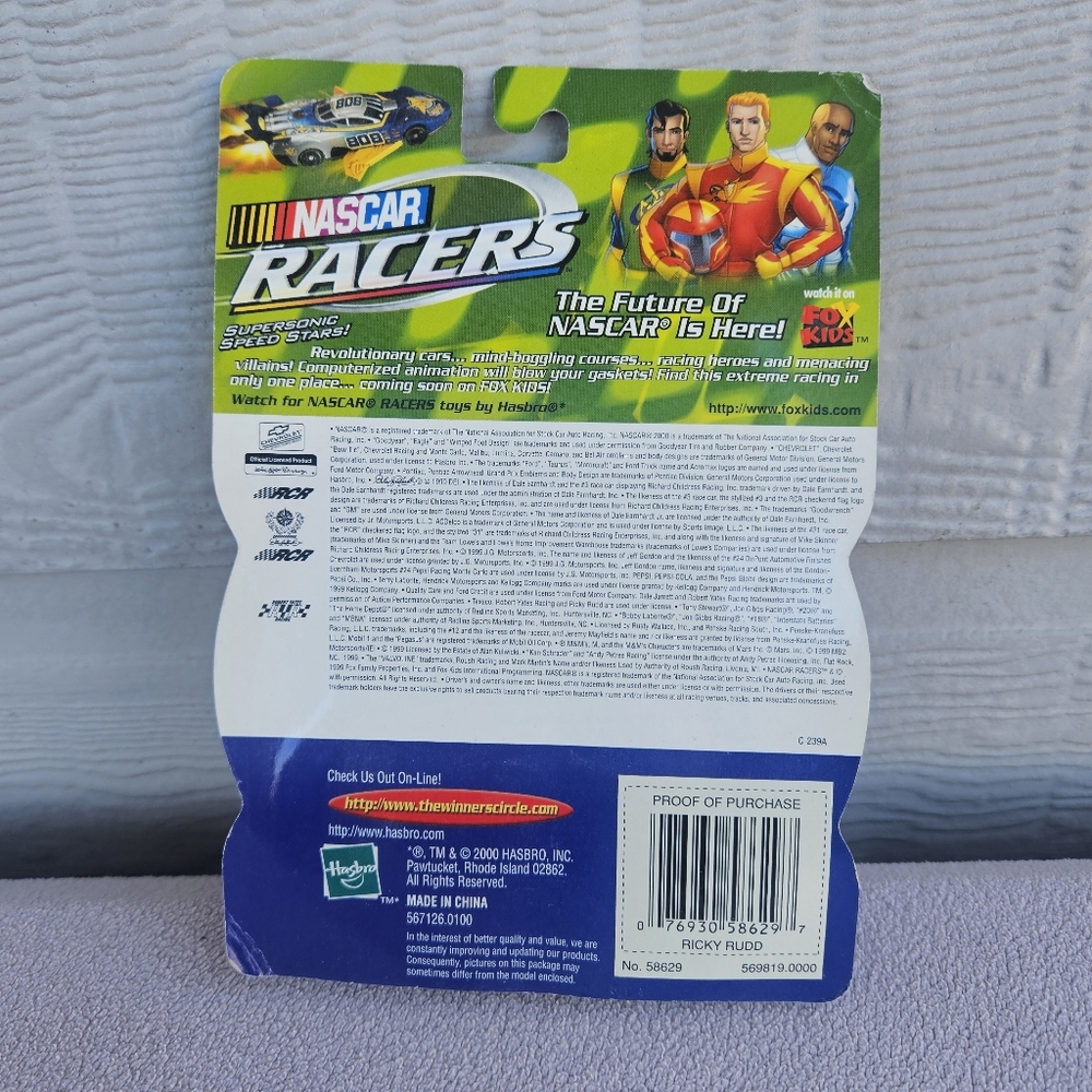 Winners Circle Hasbro Nascar 2000 Car Dale Jarrett Ricky Rudd Racing Set - Picture 5 of 7